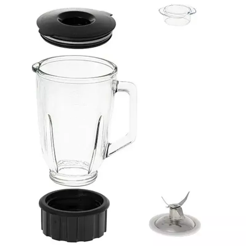 Tabletop blender Adler AD 4078 Black Stainless steel Transparent