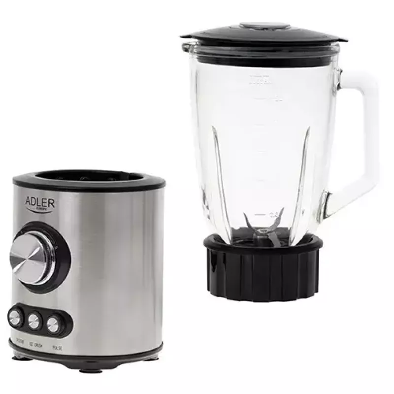 Tabletop blender Adler AD 4078 Black Stainless steel Transparent
