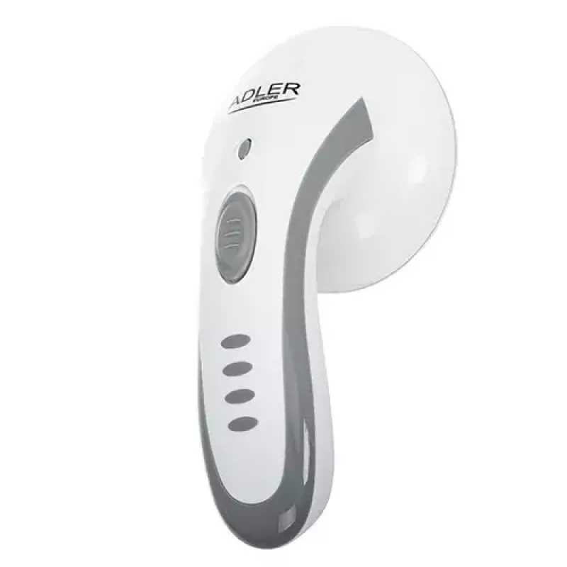 Lint remover Adler AD 9616 White Stainless steel Battery operated