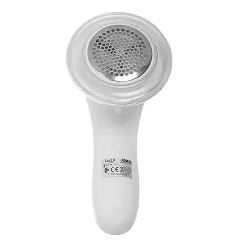 Lint remover Adler AD 9616 White Stainless steel Battery operated