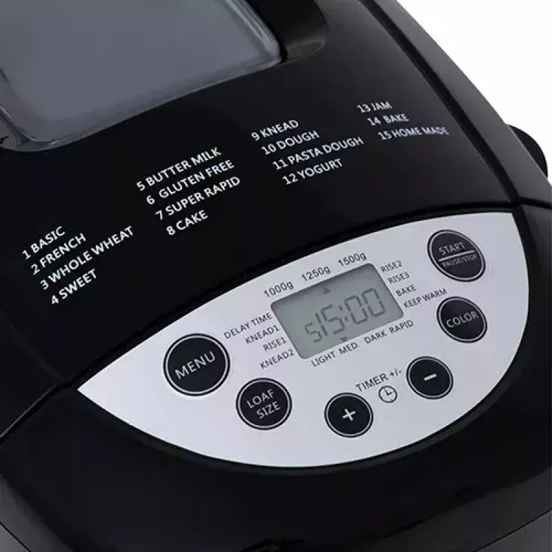 Bread Maker Mesko Home MS 6022 850 W Black Digital Timer