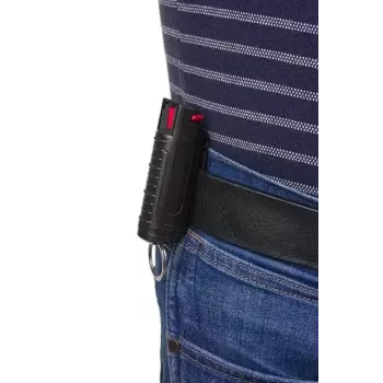 Personal defense pepper spray gel GUARD YC-10014, 20 ml, gel, 2,000,000 SHU, black, key clip