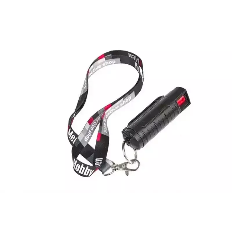 Personal defense pepper spray gel GUARD YC-10014, 20 ml, gel, 2,000,000 SHU, black, key clip