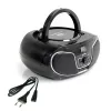 Portable boombox MANTA BBX007 with Bluetooth 5.0, FM radio (87.5–108 MHz), LCD, telescopic antenna