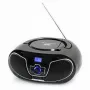 Portable boombox MANTA BBX007 with Bluetooth 5.0, FM radio (87.5–108 MHz), LCD, telescopic antenna