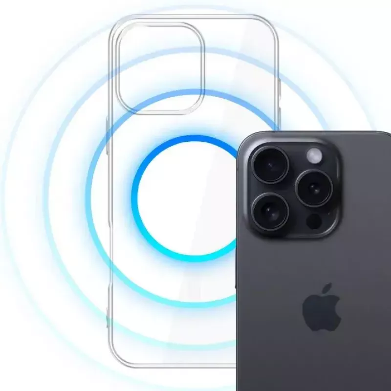 Cover 3MK Clear MagCase pro Apple iPhone 16 Pro Transparent