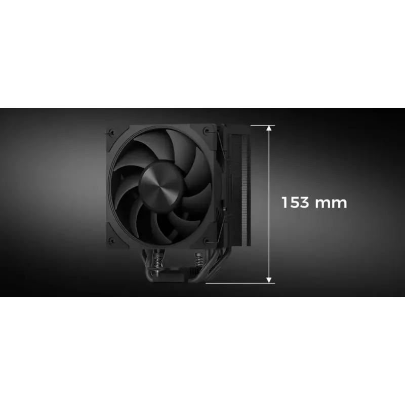 CPU air cooler MODECOM Volcano 0C T100 120 black — tower cooler, 120 mm fan