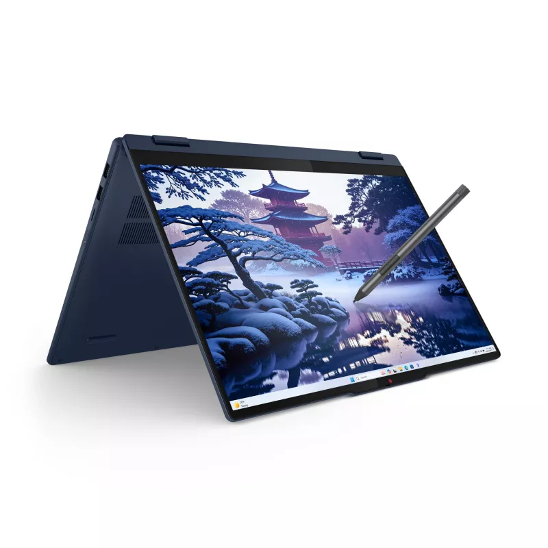 Lenovo IdeaPad 5 2-in-1 16IAL10 Intel Core Ultra 7 255U Hybrid (2-in-1) 40.6 cm (16 inch) Touchscreen WUXGA 32 GB LPDDR5x-SDRAM 1 TB SSD Wi-Fi 6 (802.11ax) Windows 11 Home English Blue