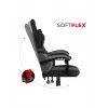 PC gaming chair huzaro FORCE 4.4 Bucket seat Black Grey — mesh fabric, max 130 kg, adjustable height 45–55 cm, 5 wheels