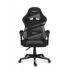 PC gaming chair huzaro FORCE 4.4 Bucket seat Black Grey — mesh fabric, max 130 kg, adjustable height 45–55 cm, 5 wheels