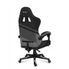PC gaming chair huzaro FORCE 4.4 Bucket seat Black Grey — mesh fabric, max 130 kg, adjustable height 45–55 cm, 5 wheels