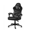 PC gaming chair huzaro FORCE 4.4 Bucket seat Black Grey — mesh fabric, max 130 kg, adjustable height 45–55 cm, 5 wheels