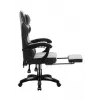 Gaming chair Huzaro Force 3.7 Grey — ergonomic gaming armchair, adjustable height 107.5–116.5 cm, seat width 47 cm