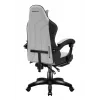 Gaming chair Huzaro Force 3.7 Grey — ergonomic gaming armchair, adjustable height 107.5–116.5 cm, seat width 47 cm