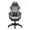 Gaming chair Huzaro Force 3.7 Grey — ergonomic gaming armchair, adjustable height 107.5–116.5 cm, seat width 47 cm