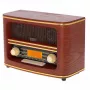 Portable radio Adler AD 1187 — FM, 10 W RMS, LCD display, brown, 300×140×210 mm