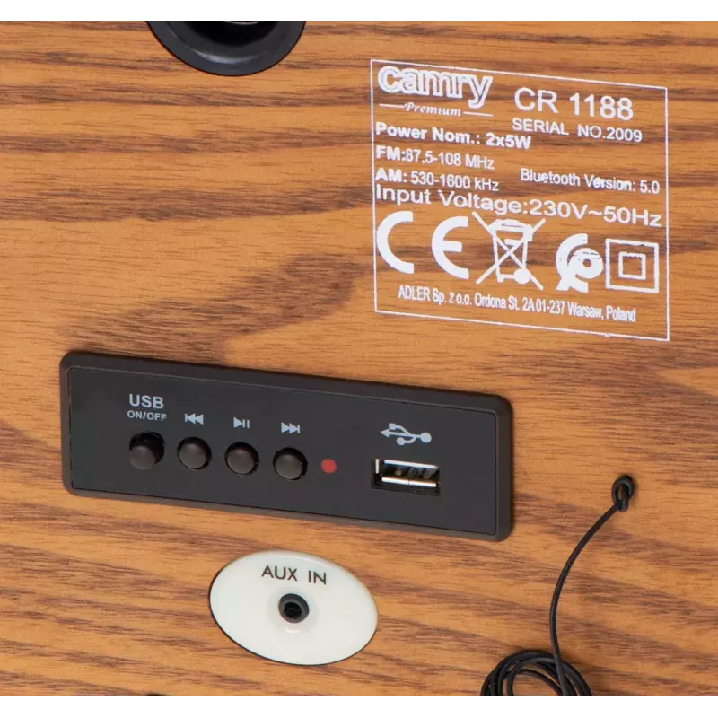 Personal Radio Camry Premium CR 1188