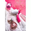 Hair dryer Adler AD 2259 — 1200 W, 2 speeds, foldable handle, concentrator nozzle, pink/white