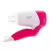 Hair dryer Adler AD 2259 — 1200 W, 2 speeds, foldable handle, concentrator nozzle, pink/white