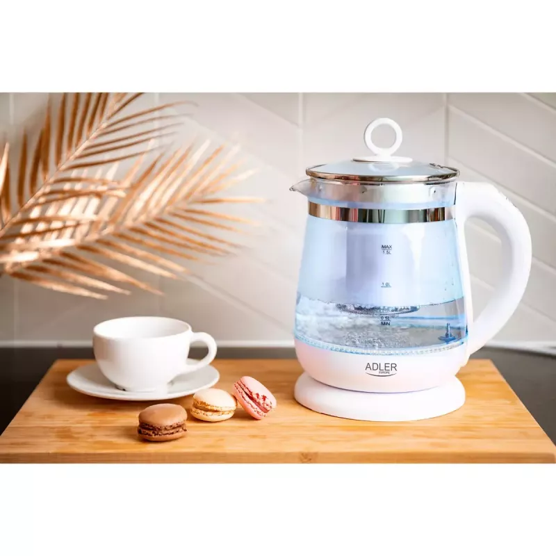 Electric kettle Adler AD 1299 1.5 L 1850 W White