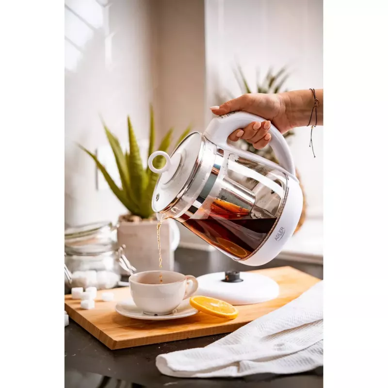 Electric kettle Adler AD 1299 1.5 L 1850 W White