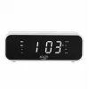 Alarm clock Adler AD 1192W — compact bedside clock with wireless charger and AUX input, white