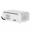 Alarm clock Adler AD 1192W — compact bedside clock with wireless charger and AUX input, white