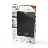 Electronic kitchen scale Adler AD 3177b — 10 kg capacity, 1 g accuracy, black, glass top