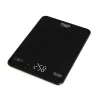 Electronic kitchen scale Adler AD 3177b — 10 kg capacity, 1 g accuracy, black, glass top