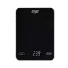 Electronic kitchen scale Adler AD 3177b — 10 kg capacity, 1 g accuracy, black, glass top