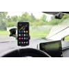 Car phone holder IBOX H-9 adjustable-angle universal fit for smartphones, suction cup mount, black, plastic