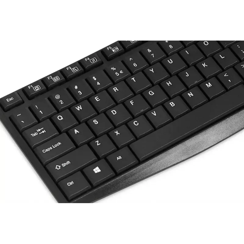 Wired USB keyboard IBOX Eris IKC2010B — full-size 105-key, USB, water resistant, black