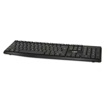 Wired USB keyboard IBOX Eris IKC2010B — full-size 105-key, USB, water resistant, black