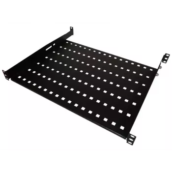 Rack shelf Alantec SA-P-19-1U-550-4-C-02 Black Steel 19 inch 550 mm