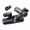 Dashcam VANTRUE N4 PRO 3-channel dash camera, main 3840×2160, 165° front, 160° interior, GPS, Wi‑Fi, IPS display, MicroSD up to 512GB