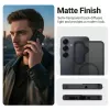 Crong Hybrid Matte Magnetic case for Samsung Galaxy S25 — TPU+PC, magnetic rings, black