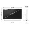 Sharp LC-32HF2265EW 81.3 cm (32 inch) HD Smart TV Wi-Fi White