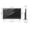 Sharp 43HL4265E TV 109.2 cm (43 inch) 4K Ultra HD Smart TV Wi-Fi Black
