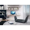 NETGEAR Nighthawk AXE7800 WiFi Router (RAXE300), Wi-Fi 6 (802.11ax), Tri-band (2.4 GHz / 5 GHz / 5 GHz), Ethernet LAN, Black, Portable router