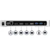 StarTech.com USB-C & USB-A Dock - Dual Monitor 4K 60Hz Dock DisplayPort + HDMI - Hybrid USB 3.0 Docking Station for USB-C or USB-A Laptops - 6x USB Type-A, GbE - USB 3.1 Gen 1 - Mac/Windows
