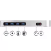 StarTech.com USB-C & USB-A Dock - Dual Monitor 4K 60Hz Dock DisplayPort + HDMI - Hybrid USB 3.0 Docking Station for USB-C or USB-A Laptops - 6x USB Type-A, GbE - USB 3.1 Gen 1 - Mac/Windows