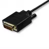 StarTech.com 10ft (3m) USB C to DVI Cable - 1080p (Single Link) USB Type-C (DP Alt Mode HBR2) to DVI-Digital Video Adapter Cable - Works w/ Thunderbolt 3 - Laptop to DVI Monitor/Display