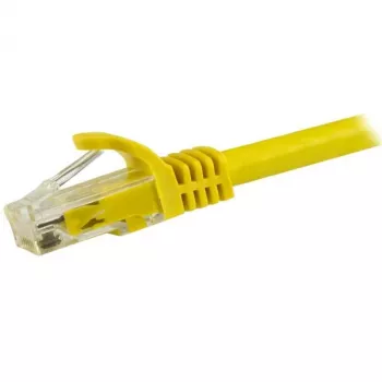 StarTech.com 7.5m CAT6 Ethernet Cable - Yellow CAT 6 Gigabit Ethernet Wire -250MHz 100W PoE RJ45 UTP Network/Patch Cord Snagless w/Strain Relief Individually Tested