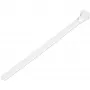 StarTech.com 6 inch(15cm) Reusable Cable Ties - 1/4 inch(7mm) wide, 1-3/8 inch(35mm) Bundle Dia. 50lb(22kg) Tensile Strength, Releasable Nylon Ties, Indoor/Outdoor, 94V-2/UL Listed, 100 Pack - White