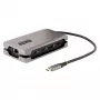 StarTech.com USB-C Multiport Adapter, 4K 60Hz HDMI 2.0b, HDR, USB 3.2 Gen 2 10Gbps Hub (2xUSB-C, 1xUSB-A), 100W PD Pass-Through, Mini Travel Dock, 12 inch/30cm Cable, Laptop Docking Station
