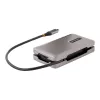 StarTech.com USB-C Multiport Adapter, 4K 60Hz HDMI 2.0b, HDR, USB 3.2 Gen 2 10Gbps Hub (2xUSB-C, 1xUSB-A), 100W PD Pass-Through, Mini Travel Dock, 12 inch/30cm Cable, Laptop Docking Station