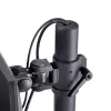 StarTech.com Desk Mount For 2x Vertically Stacked Monitors, Dual 49 inch, Total 70lb (32kg), C-Clamp, Quick-Release VESA System, Widescreen 16:9/Ultrawide 32:9, TAA