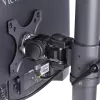 StarTech.com Desk Mount For 2x Vertically Stacked Monitors, Dual 49 inch, Total 70lb (32kg), C-Clamp, Quick-Release VESA System, Widescreen 16:9/Ultrawide 32:9, TAA