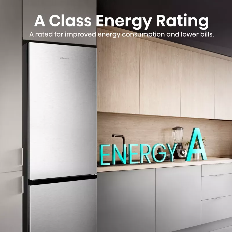 Hisense RB440N4ACA Freestanding 336 L Stainless steel