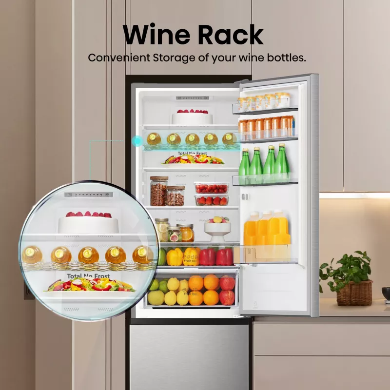Hisense RB440N4ACA Freestanding 336 L Stainless steel